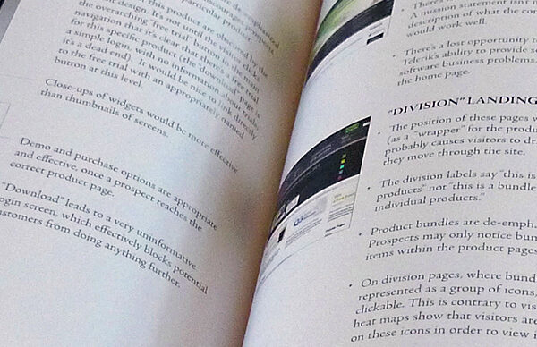 open book on a desk