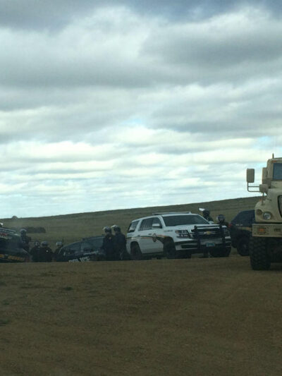 DAPL Protest MRAPS