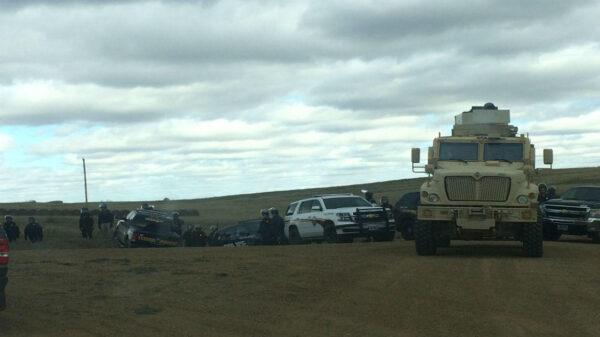 DAPL Protest MRAPS