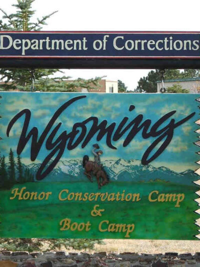 Wyoming Department of Corrections Sign