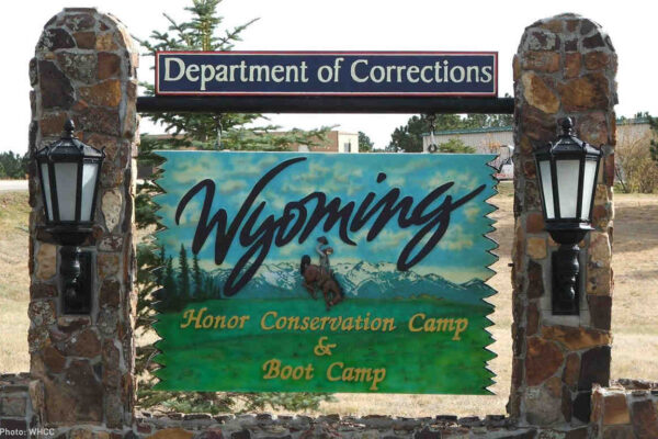 Wyoming Department of Corrections Sign