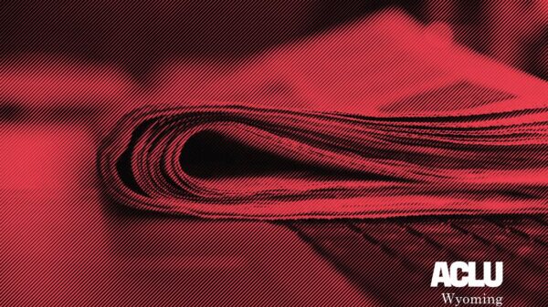 Red newspaper