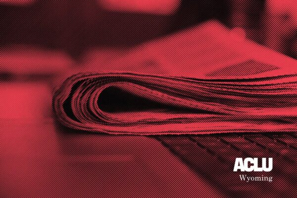 Red newspaper