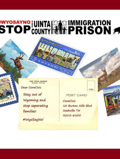 Postcard to CoreCivic
