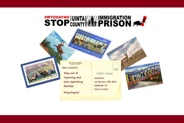 Postcard to CoreCivic