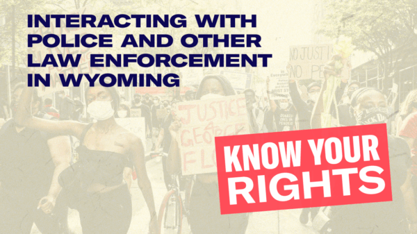 Interacting with police event graphic