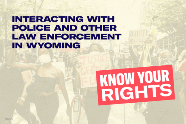 Interacting with police event graphic