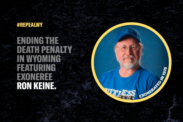 Image featuring the photograph of Ron Keine, who was wrongfully convicted and then exonerated in 1976.