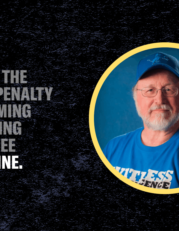 Image featuring the photograph of Ron Keine, who was wrongfully convicted and then exonerated in 1976.