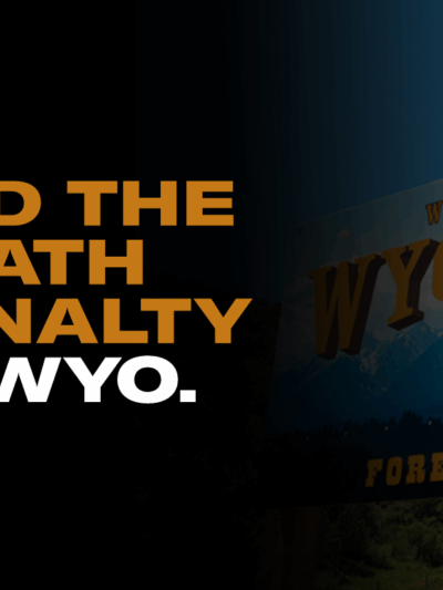 Digital Rally in Support of Repealing the Death Penalty in Wyoming image