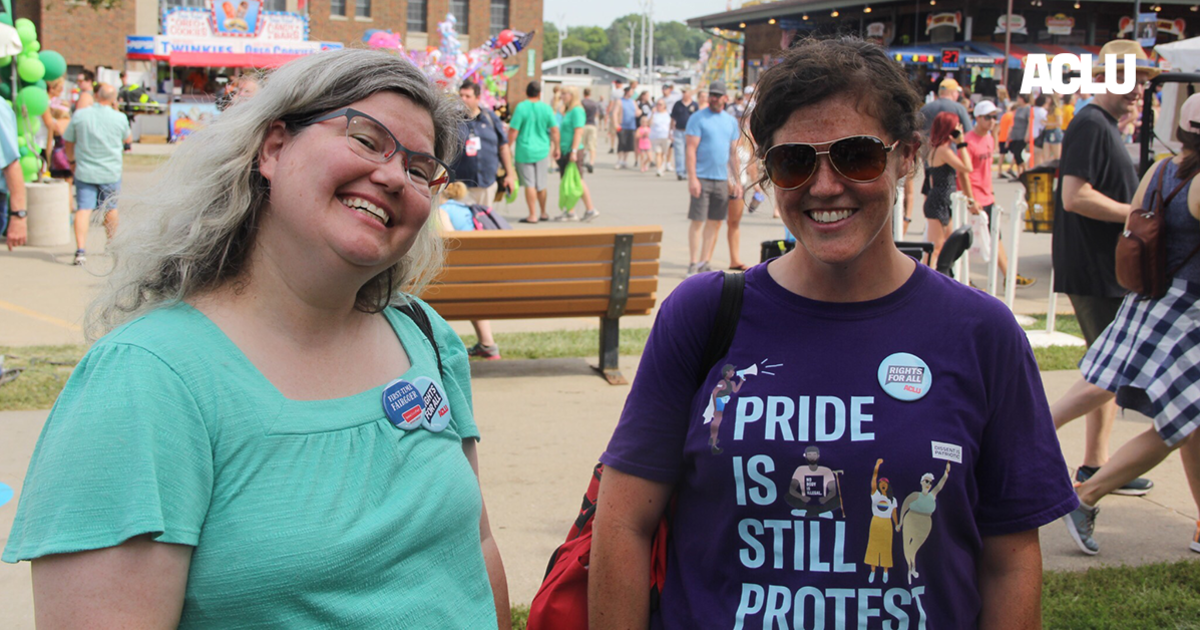 image of aclu volunteers