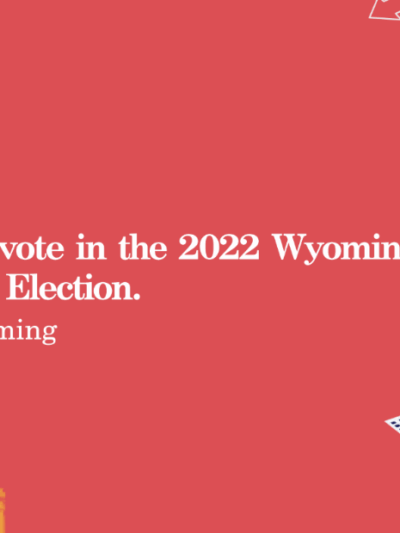 How to vote in WY banner