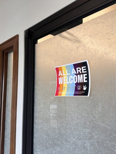 Horizontal ACLU WY All Are Welcome Sign