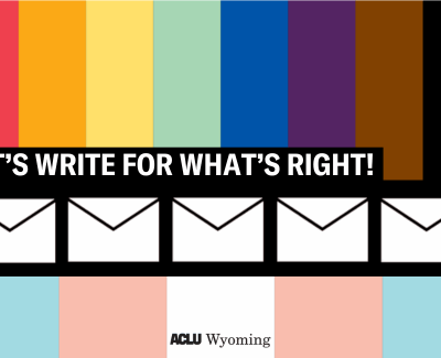 Let's write for what's right