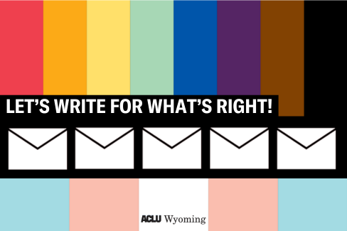 Let's write for what's right