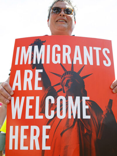 Immigrants are welcome here