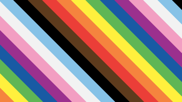 Colorful Pride stripes