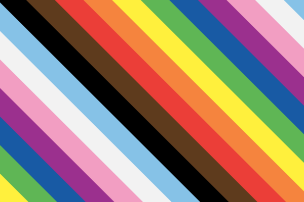 Colorful Pride stripes