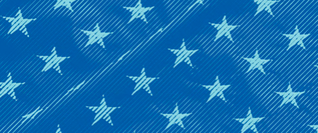 Blue star banner