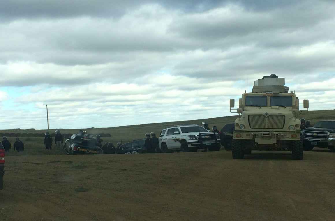 DAPL Protest MRAPS 