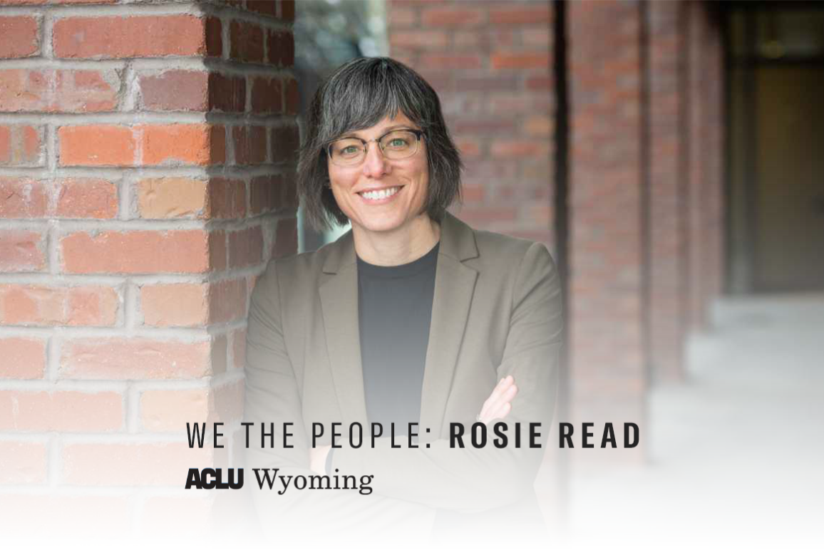 Rosie Read We the People Banner