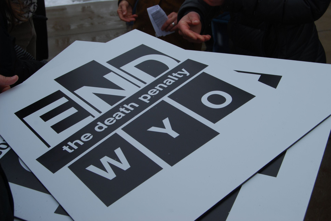 Wyoming Campaign to Repeal the Death Penalty posters