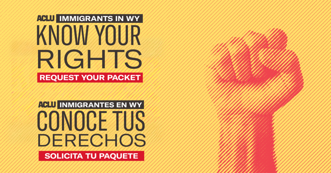 Know Your Rights, Request your packet/ Conoce Tus Derechos, Solicita tu paquete