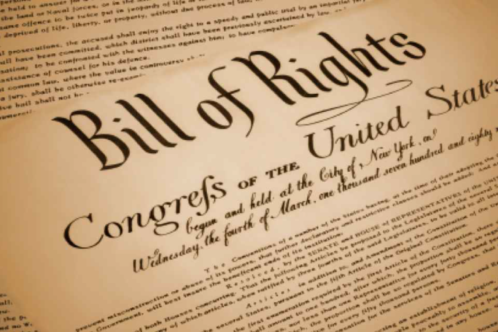 Image of the bill of rights 