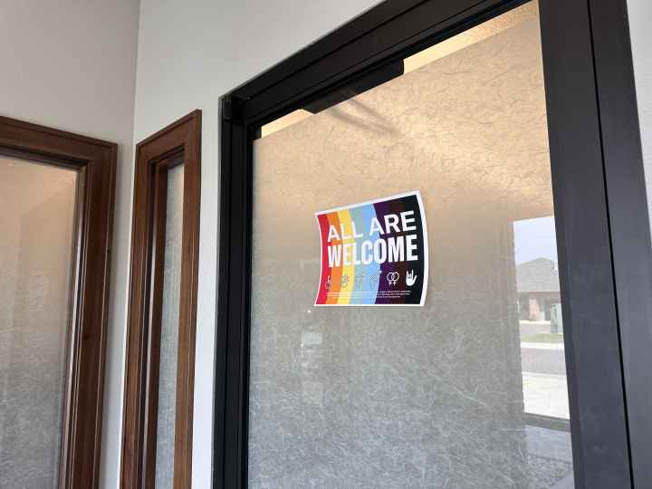 Horizontal ACLU WY All Are Welcome Sign