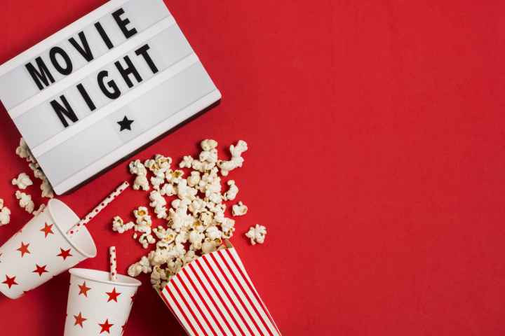 Movie night banner Movie night banner