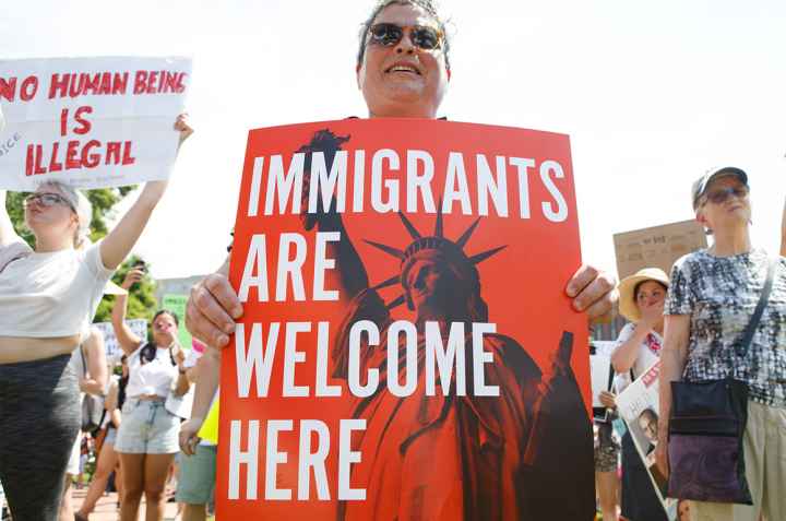 Immigrants are welcome here