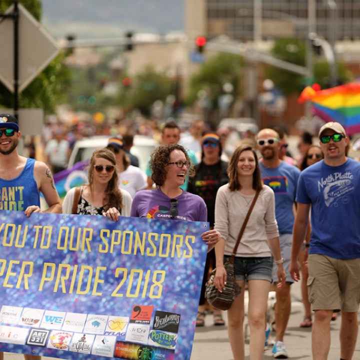 Image of people walking for Casper LGBTQ+ Pride Image of people walking for Casper LGBTQ+ Pride