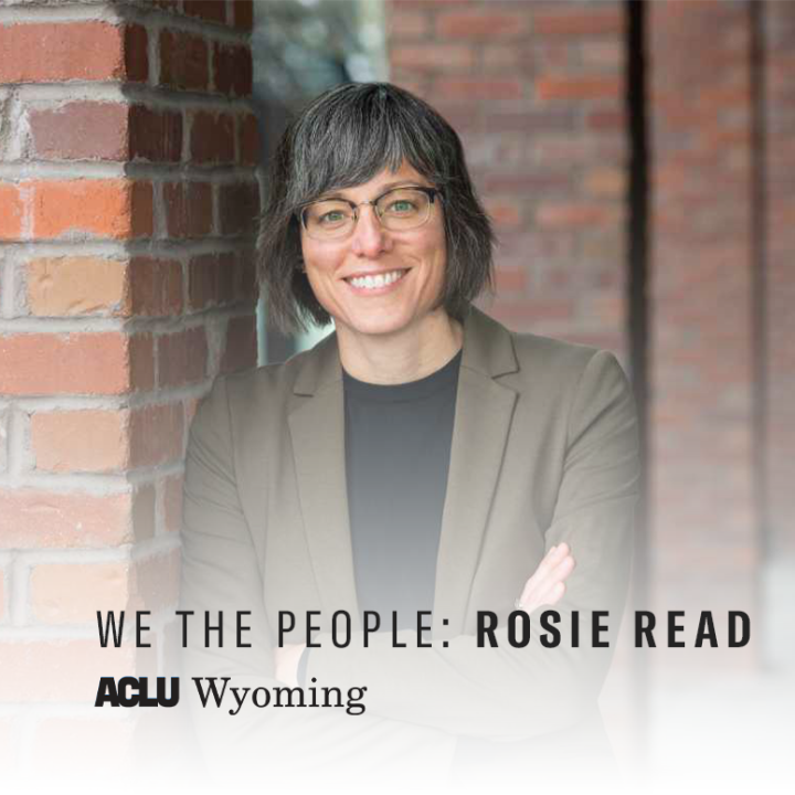Rosie Read We the People Banner
