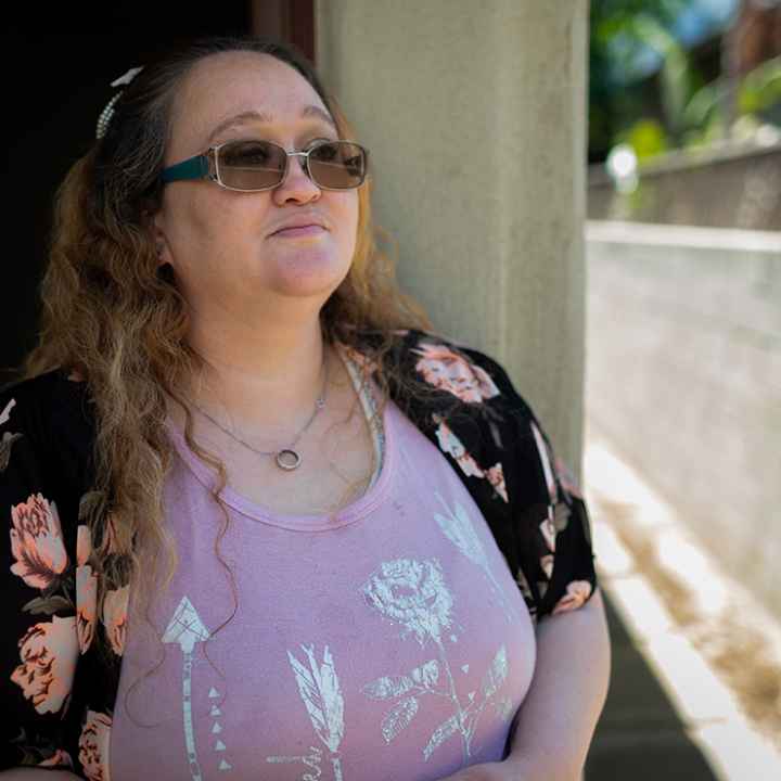 A photo of ACLU client Marie Bergum.
